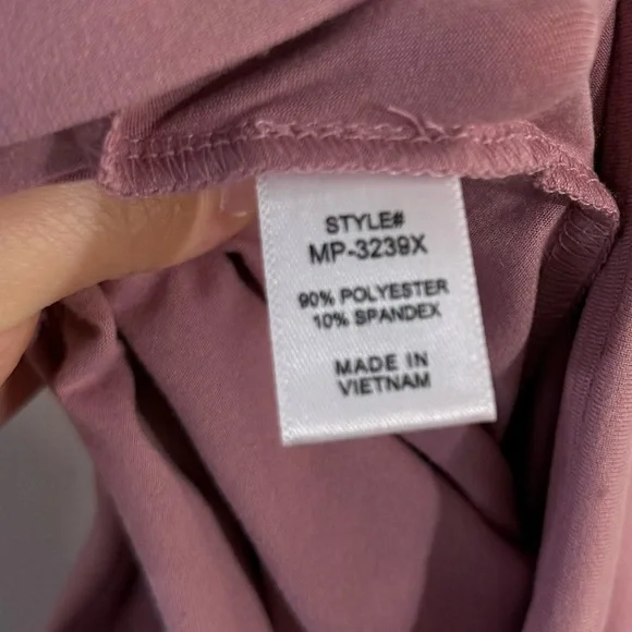 Zenana Fit For You Full Size High Waist Active Leggings in Light Rose - Picture 6 of 8